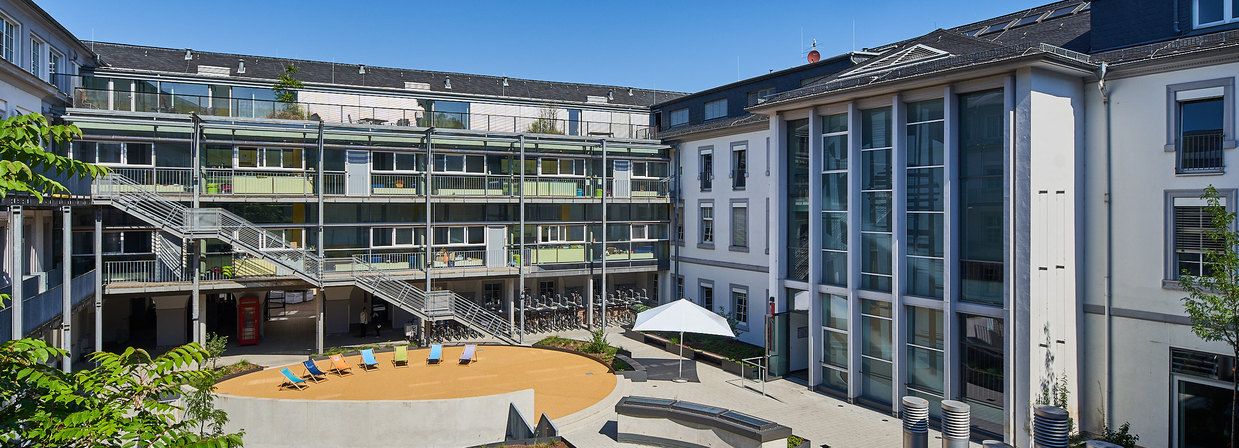 International Department courtyard